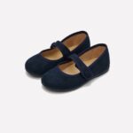 MERCEDITAS BATILAS CON BOTÓN DE ADORNO - MODELO 17350 AZUL MARINO