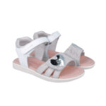 SANDALIAS GARVALÍN BLANCAS CON CORAZÓN (252424-B050)