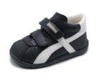 BOTÍN DEPORTIVO BAREFOOT TITANITOS (B500) - AZUL MARINO / BLANCO