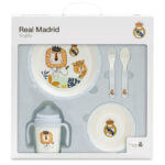 SET DE VAJILLA 5 PIEZAS REAL MADRID