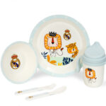 SET DE VAJILLA 5 PIEZAS REAL MADRID - Imagen 2