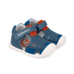 SANDALIAS BIOMECANICS DE PIEL - AZUL (262130-A556)